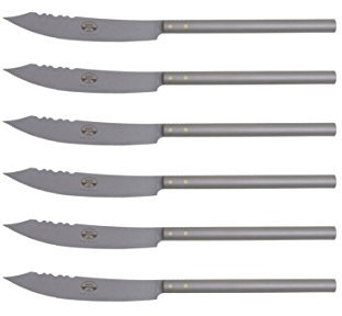 Coltellerie Berti 6 Coltelli Pizza '500 Lama Seghettata Inox