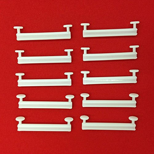 Easy-Shadow Schlaufengleiter, 100 Stück, Länge 5 cm für Schlaufenvorhänge