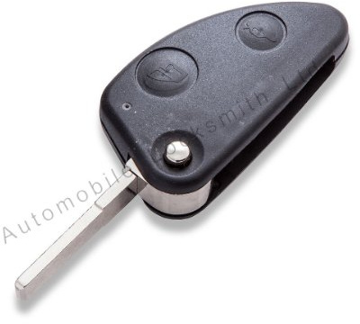 2 Tasten Fernbedienung Flip Schlüssel für Alfa Romeo 147 156 166 GT