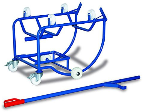 Fasskipper mit 4 Kunststoffrollen Traglast (kg): 250RAL 5010 Enzianblau