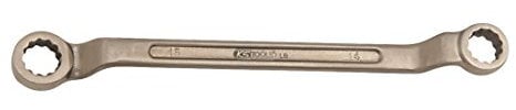 KS Tools 963.7430 BRONZEplus Doppel-Ringschlüssel gekröpft 50x60 mm