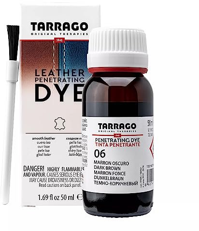 Tarrago Penetranting Dye 50 ml, Zapatos y Bolsos Unisex Adulto, Marrón (Dark Brown 06)