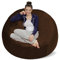 Sofa Sack XXL-Das Neue Komforterlebnis -Sitzsack mit Memory Schaumstoff Füllung-Ideal zum Relaxen im Wohnzimmer oder Schlafzimmer -Samtig weicher Velour Bezug in Schokolade