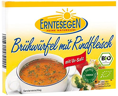 Erntesegen - Brühwürfel mit Rindfleisch - 72g, bio