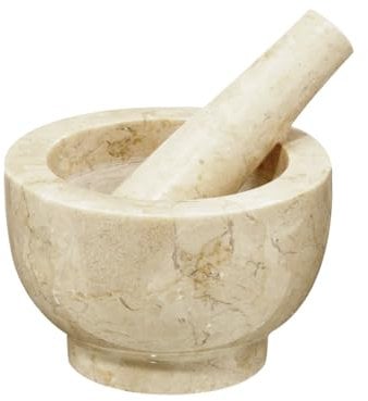 Cilio,C422009,Mörser AA8Marmor Ø9 cm, Edelstahl,Sonstige, 9 x 5 cm