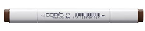 COPIC Classic Marker Typ E - 77, Maroon, professioneller Layoutmarker, mit einer breiten und einer feinen Spitze
