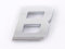 Chrom Aufkleber Klebebuchstabe 3D Chrombuchstabe B chrom