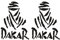 Sardegna Services Adesivi Dakar Stickers Dakar - 25 CM Moto Ducati Monster -