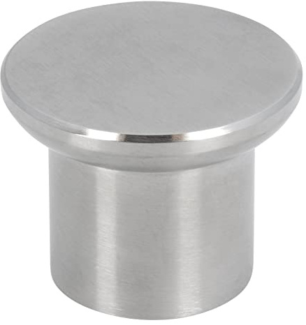 SIRO Möbelknopf Enger, Schlicht, Edelstahl fein geschliffen, 35 mm x 27 mm x 24 mm, 1611-35N1