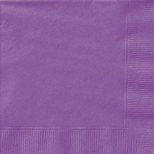 Solid Luncheon Napkins | Pretty Purple Color Theme | 20ct