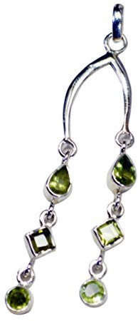 RIYO Edelsteine Frauen Peridot Silber anhänger schmuck Ariel anhänger grün n½