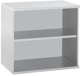 Kaiser + Kraft Lena - Sideboard | HxBxT 722 x 800 x 442 mm, 1 Fachboden, 2 Ordnerhöhen, lichtgrau