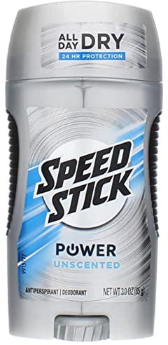 Speed Stick Power-Anti-Transpirant Deodorant Unscented 3 Unzen (Pack of 8)