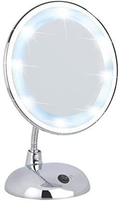 WENKO LED Kosmetikspiegel Style Chrom batteriebetrieben Chrom