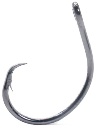 Mustad Classic 39944 Standard Wire Demon Perfect In Line Wide Gap Circle Hook | Saltwater Freshwater hooks for Tuna, Catfish, Bass and more