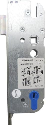 G-U Gretsch Unitas Mehrfachverriegelung Haustür mit Rollzapfen 45/92/10/20, Silber, Riegel, Türschloss, 2076542031