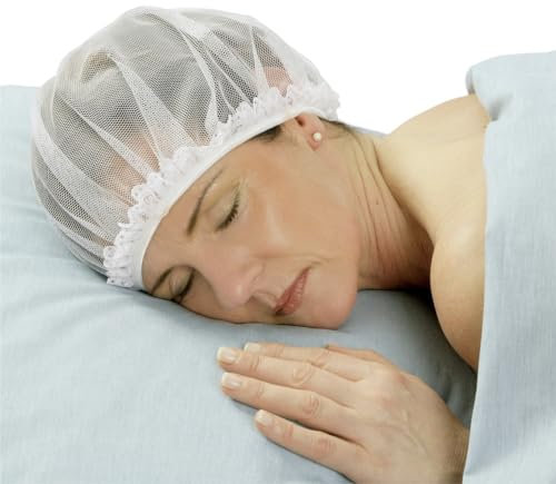 Maximex Haarnetz 2er Set, Einheitsgröße, schützt die Frisur über Nacht, bequem und anschmiegsam, waschbar