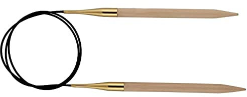 KnitPro Basix Birch Rundstricknadel, 100 cm Länge x 2.50 mm Stärken