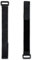 FrogJim Klett Kabelbinder 20 cm - 25er-Pack - schwarz mit Schnalle - wiederverschließbares Klettband 20cm - Nylon KKS2025