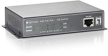LevelOne Switch 5X GE GEP-0520 61.6W 4Xpoe+