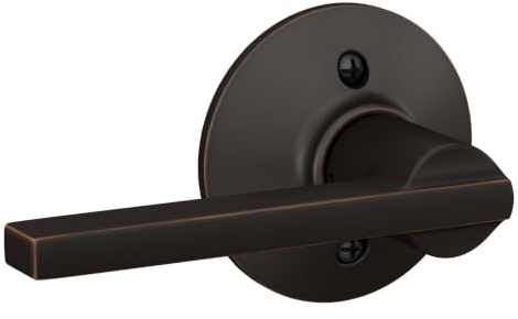 SCHLAGE Latitude Non-Turning Dummy Door Handle, Reversible, Aged Bronze