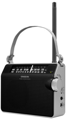 Sangean PR-D6 - Radio (Portátil, Analógica, AM, FM, MW, 7,62 cm (3), 17,2 cm, 5,5 cm) Negro