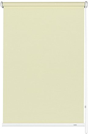 GARDINIA Seitenzug-Rollo, Decken-, Wand- oder Nischenmontage, Lichtdurchlässig, Blickdicht, Alle Montage-Teile inklusive, Farbe: Champagner, 102 x 230 cm (BxH)