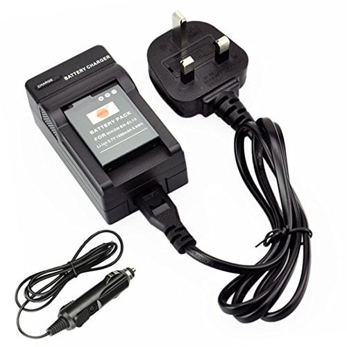 DSTE® DC03U (EU et UK Prise) Chargeur + EN-EL12 de remplacement Li-ion Batterie pour Nikon Coolpix S31, S70, S610, S620, S630, S640, S800c, S1000pj, S1100pj, S1200pj, S6000, S6100, S6150, S6200, S6300, S8000, S8100, S8200, S9050, S9100, S9200, S9300, S9400, S9500, AW100, AW100s, AW110, AW110s, P300, P310, P330