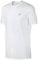 NIKE Men's Futura T-Shirt, White/Black, Large
