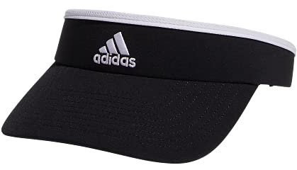 adidas Damen Match Visier, schwarz/weiß, Einheitsgröße