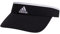 adidas Damen Match Visier, schwarz/weiß, Einheitsgröße