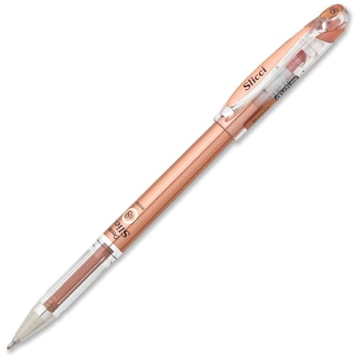 Pentel 0,8 mm Slicci Metallic Gel – Grundfarben bronze