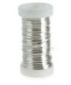 Silberdraht auf Spule Messing Myrthendraht 0,3mm 100g Spule