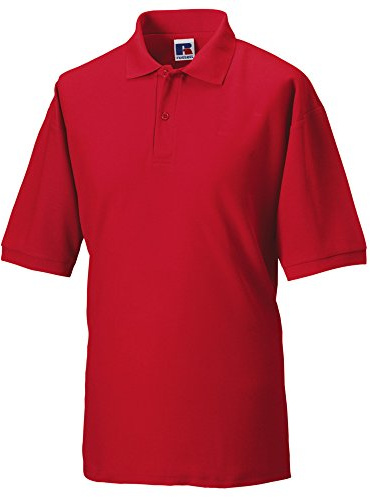 Jerzees Colours Mens 65/35 Hard Wearing Pique Short Sleeve Polo Shirt (3XL) (Classic Red)
