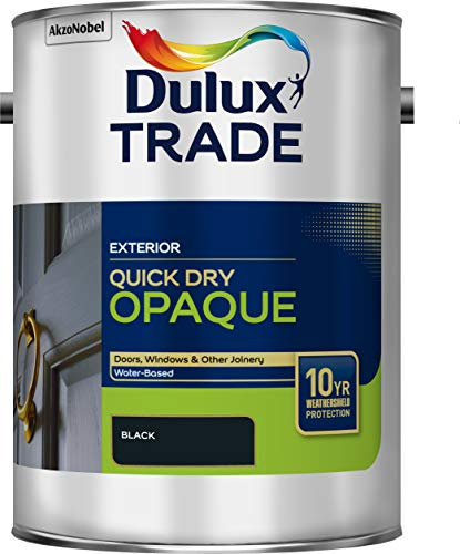 Dulux Trade Weathershield Aquatech Opaque Black 5L