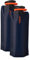 Vapur Eclipse Flexible Water Bottle - with Carabiner, .70 Liter (23 oz) - 2 Pack - Night Blue
