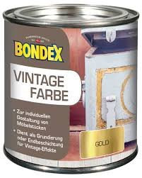 Vintagefarbe Bondex gold 0,375l