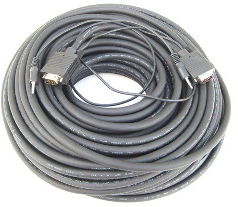 RiteAV – Cable de monitor SVGA con 3,5 mm Audio