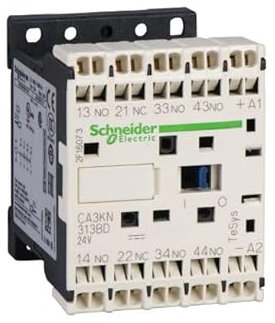 Schneider Electric TeSys Steuerrelais 0,003 kW, 4-poliger Schließer 4 Schließer, 24 V dc / 10 A