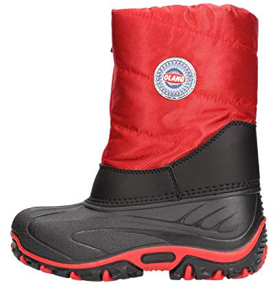 Olang, Stivali bambine nero nero, Rosso (rosso), 35-36 EU