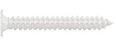 Index Fixing Systems CP B - Lot de 500 vis à tôle avec tête extra plate et empreinte Phillips (revêtement zingué, 4,2 x 22 mm) couleur blanche