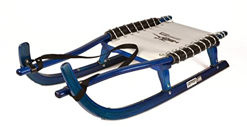 Freizeitrodel German Luge 120D blau Lenkriemen aus Gurtband