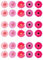 30 rosa Gerbera Blume essbare Wafer Papier Kuchen Topper Dekorationen
