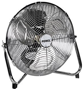 PEREL - CFANF30N Bodenventilator, Metall, 30 cm Ventilator Durchmesser, 38 cm Höhe, 220-240 VAC, 50 Hz, 55W 176431