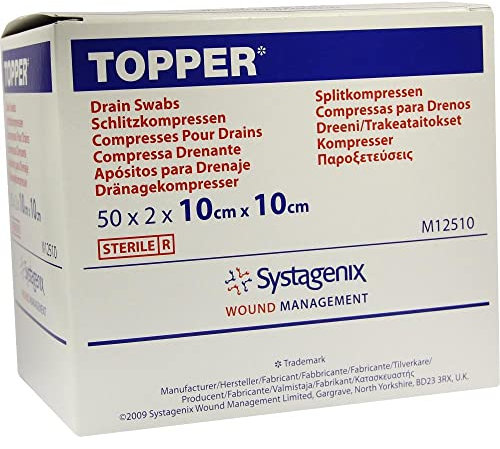 TOPPER Schlitzkompr.10x10 cm steril 50X2 St