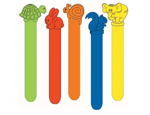 GiMa 25505 Kunststoff Pediatric-Mundspatel, Spatel, Sticks, Lollipop, für pediatry, für Kinder