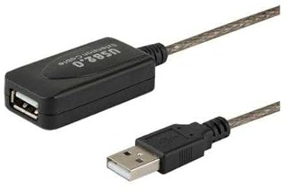 Savio CL-76 USB 2.0 Type Am Cable - USB 2.0 Type AF 5 M Black