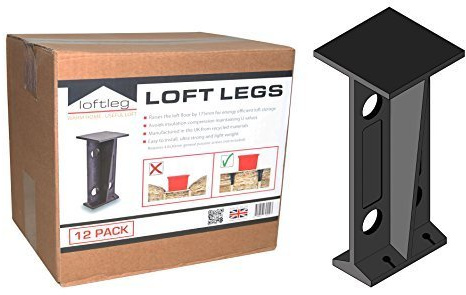 Loft Insulation Spacer, Raised Storage Boarding, loftlegs, Stilts, loft legs… (60)