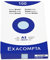 Exacompta 13318B Packung mit 100 Karteikarten, DIN A5, blanco, ideal für Notizen, Blau, 1 Pack