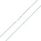 Bling Jewelry 40 Gauge .925 Sterling Silver Diamond Cut Rope Chain Necklace For Women Made In Italy 16 Inch